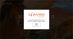 Desktop Screenshot of 14hands.com